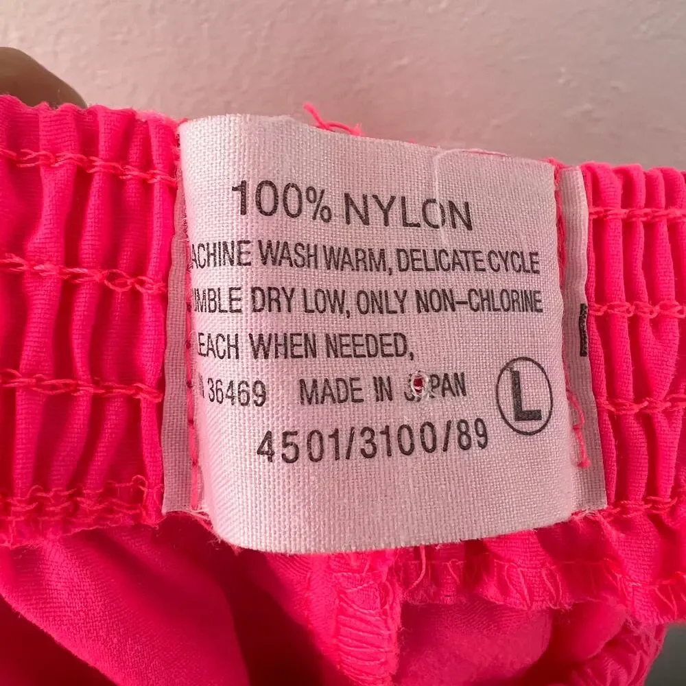 Vintage Surf Mania Hot Pink Retro Nylon 6